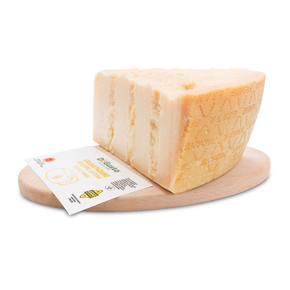 Grana Padano DOP 16 Mesi Selezione da Fieno 1/16 di Forma